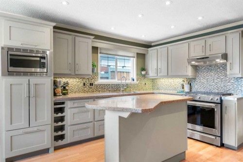 104 Midland Crescent Se, Calgary, AB - Indoor Photo Showing Kitchen With Upgraded Kitchen