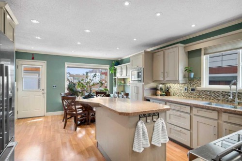 104 Midland Crescent Se, Calgary, AB - Indoor Photo Showing Kitchen With Double Sink