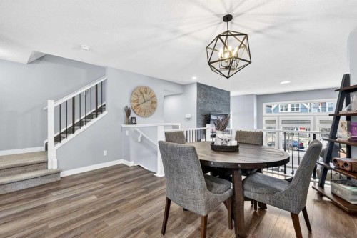 322 Masters Row Se, Calgary, AB - Indoor Photo Showing Dining Room
