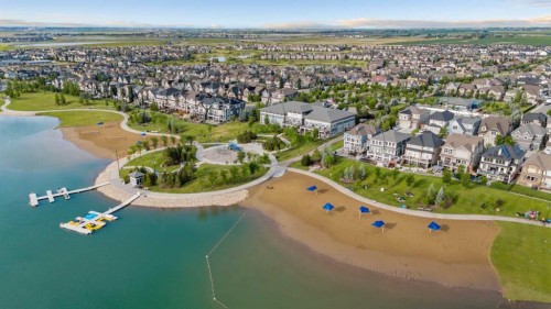 121 Marquis View Se, Calgary, AB - Outdoor With Body Of Water With View