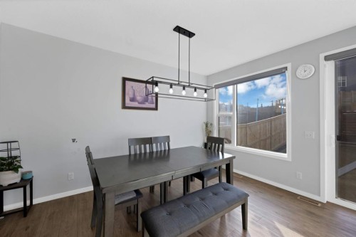 127 Calhoun Crescent Ne, Calgary, AB - Indoor Photo Showing Dining Room