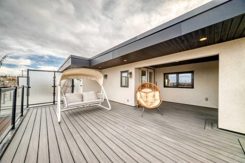4640 15 Avenue Nw, Calgary, AB - Outdoor With Deck Patio Veranda With Exterior