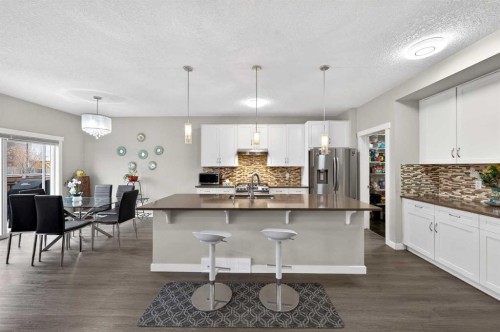 148 Walden Square Se, Calgary, AB - Indoor Photo Showing Kitchen With Stainless Steel Kitchen With Upgraded Kitchen