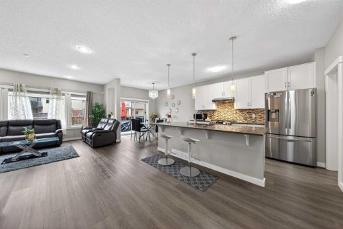 148 Walden Square Se, Calgary, AB - Indoor Photo Showing Kitchen With Stainless Steel Kitchen With Upgraded Kitchen