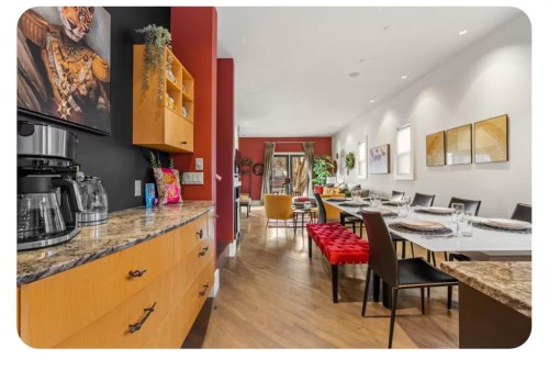 714 7 Avenue Ne, Calgary, AB - Indoor Photo Showing Dining Room