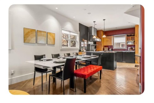 714 7 Avenue Ne, Calgary, AB - Indoor Photo Showing Dining Room