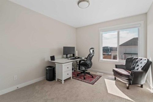24 Cranbrook Cape Se, Calgary, AB - Indoor Photo Showing Office
