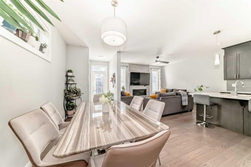423 Redstone Drive Ne, Calgary, AB - Indoor Photo Showing Dining Room