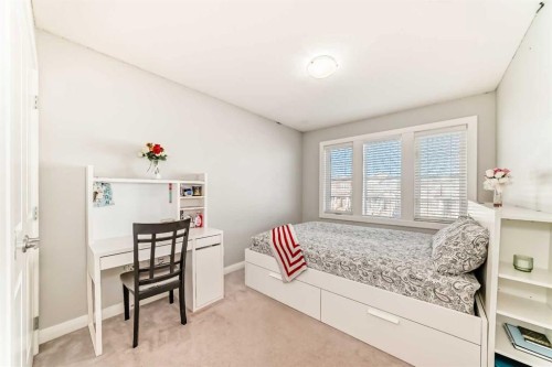 423 Redstone Drive Ne, Calgary, AB - Indoor Photo Showing Bedroom