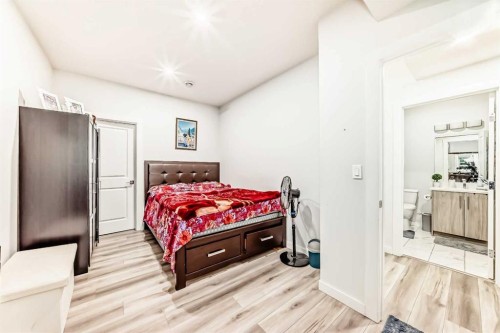 423 Redstone Drive Ne, Calgary, AB - Indoor Photo Showing Bedroom