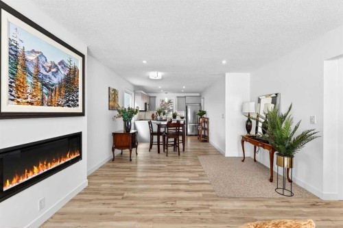 4311 Dovercrest Drive Se, Calgary, AB - Indoor With Fireplace