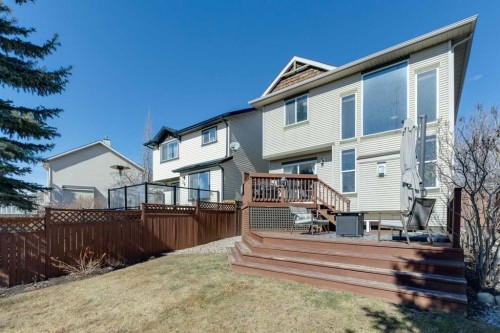214 Cougarstone Circle Sw, Calgary, AB - Outdoor With Deck Patio Veranda