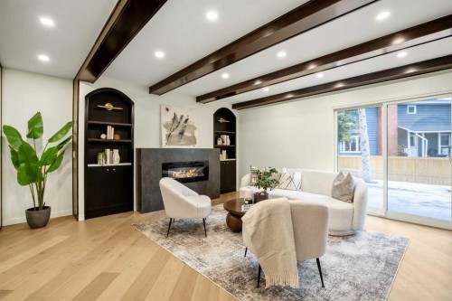 216 Oakridge Place Sw, Calgary, AB - Indoor With Fireplace