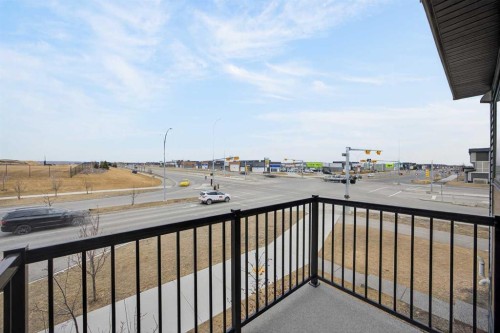 882 Cornerstone Boulevard Ne, Calgary, AB - Outdoor With Balcony With View