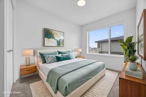 882 Cornerstone Boulevard Ne, Calgary, AB - Indoor Photo Showing Bedroom