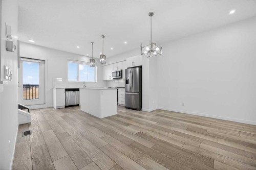 882 Cornerstone Boulevard Ne, Calgary, AB - Indoor Photo Showing Kitchen With Upgraded Kitchen