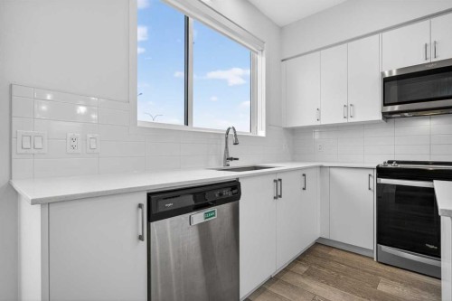 882 Cornerstone Boulevard Ne, Calgary, AB - Indoor Photo Showing Kitchen