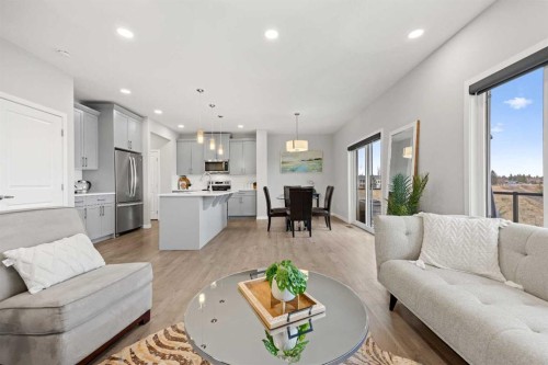 79 Mist Mountain Rise, Okotoks, AB - Indoor Photo Showing Living Room