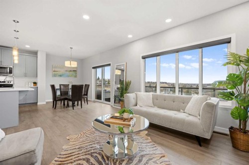 79 Mist Mountain Rise, Okotoks, AB - Indoor Photo Showing Living Room