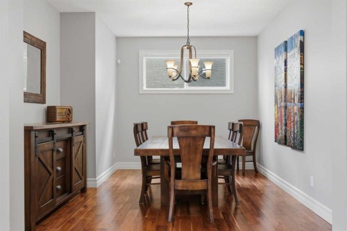 113 Cranarch Common Se, Calgary, AB - Indoor Photo Showing Dining Room