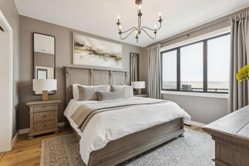 220 Precedence View, Cochrane, AB - Indoor Photo Showing Bedroom