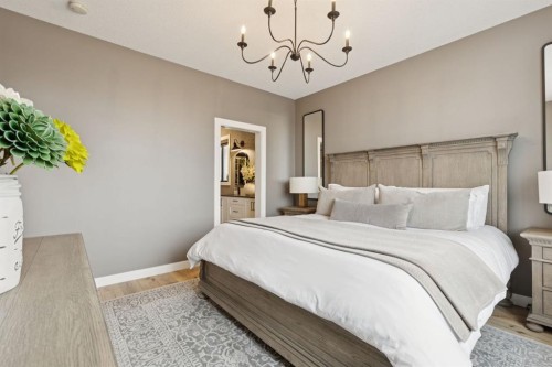 220 Precedence View, Cochrane, AB - Indoor Photo Showing Bedroom