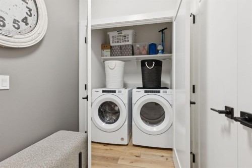 220 Precedence View, Cochrane, AB - Indoor Photo Showing Laundry Room