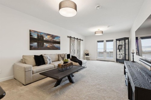 220 Precedence View, Cochrane, AB - Indoor Photo Showing Living Room