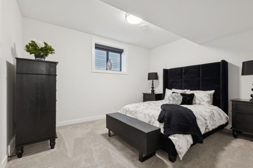 220 Precedence View, Cochrane, AB - Indoor Photo Showing Bedroom