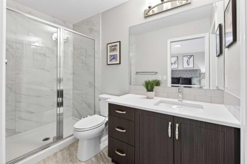 261 Masters Road Se, Calgary, AB - Indoor Photo Showing Bathroom