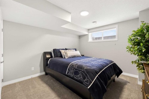 261 Masters Road Se, Calgary, AB - Indoor Photo Showing Bedroom