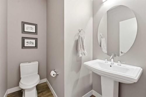 95 Sunset Way, Cochrane, AB - Indoor Photo Showing Bathroom