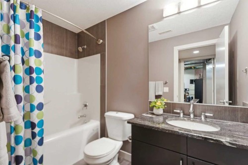 95 Sunset Way, Cochrane, AB - Indoor Photo Showing Bathroom