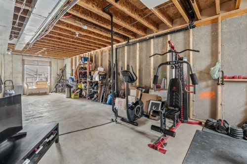 182 River Heights Drive, Cochrane, AB - Indoor Photo Showing Basement
