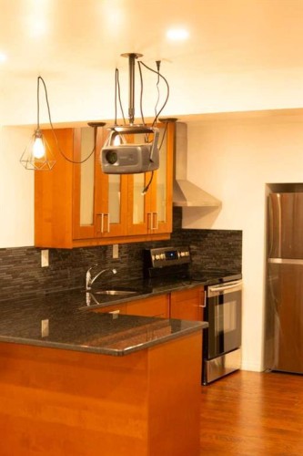 282 Chapalina Terrace Se, Calgary, AB - Indoor Photo Showing Kitchen With Double Sink