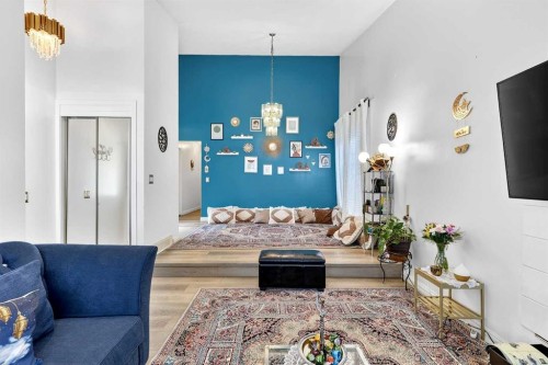 236 Mckerrell Way Se, Calgary, AB - Indoor Photo Showing Living Room