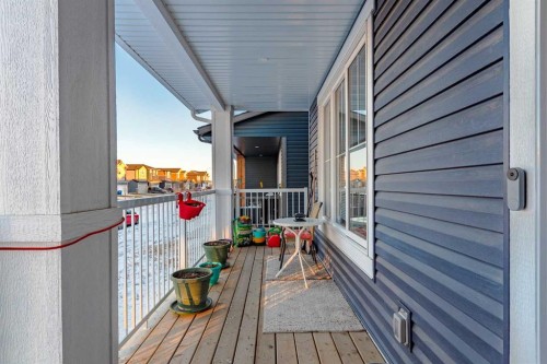 371 Fireside Way, Cochrane, AB - Outdoor With Deck Patio Veranda With Exterior