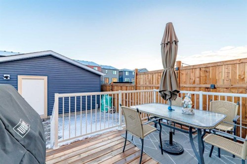 371 Fireside Way, Cochrane, AB - Outdoor With Deck Patio Veranda With Exterior