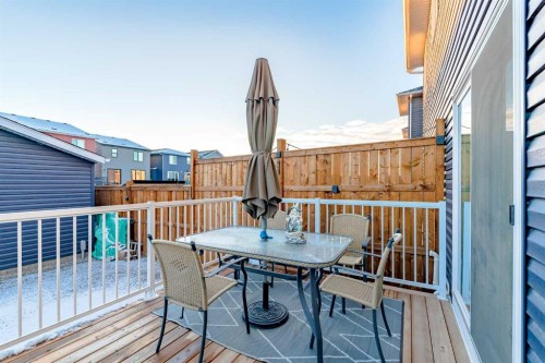 371 Fireside Way, Cochrane, AB - Outdoor With Deck Patio Veranda With Exterior