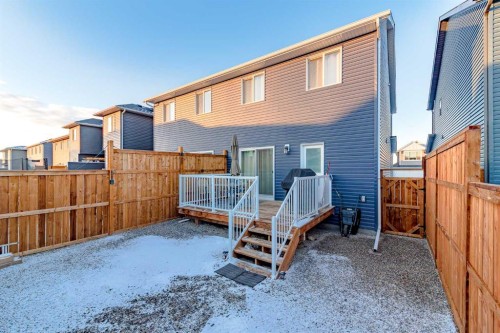 371 Fireside Way, Cochrane, AB - Outdoor With Deck Patio Veranda With Exterior