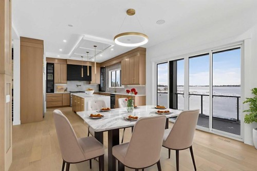 960 South Shore Terrace, Chestermere, AB - Indoor Photo Showing Dining Room