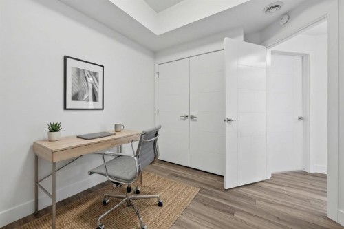 214 Seton Passage Se, Calgary, AB - Indoor Photo Showing Office