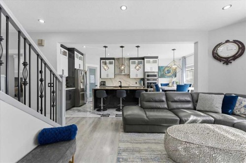 73 Saddleland Close Ne, Calgary, AB - Indoor Photo Showing Living Room