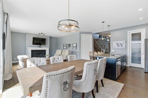 12 Ranchers Bay, Okotoks, AB - Indoor Photo Showing Dining Room