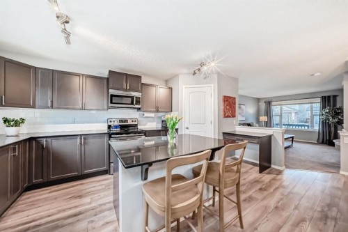 44 Legacy Crescent Se, Calgary, AB - Indoor Photo Showing Kitchen With Stainless Steel Kitchen With Upgraded Kitchen
