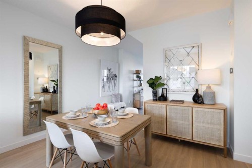 13 Wild Rose Way Se, Calgary, AB - Indoor Photo Showing Dining Room