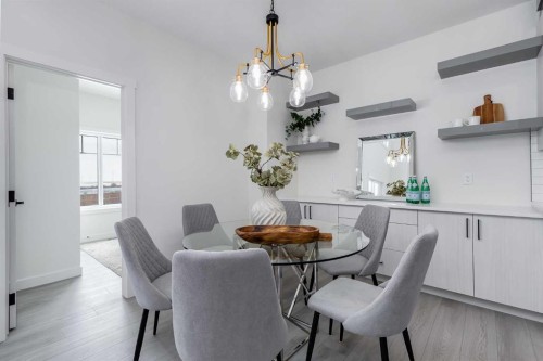 1917 Mccaskill Drive, Crossfield, AB - Indoor Photo Showing Dining Room