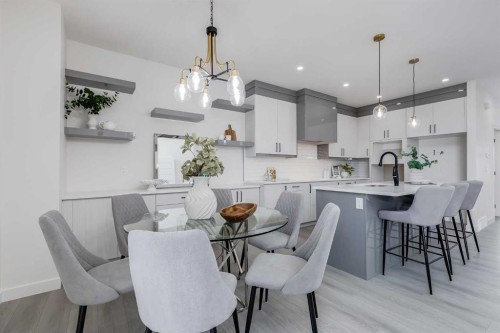 1917 Mccaskill Drive, Crossfield, AB - Indoor Photo Showing Dining Room