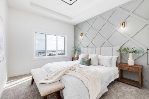 1917 Mccaskill Drive, Crossfield, AB - Indoor Photo Showing Bedroom