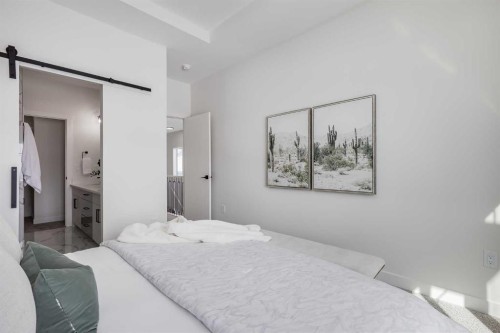 1917 Mccaskill Drive, Crossfield, AB - Indoor Photo Showing Bedroom